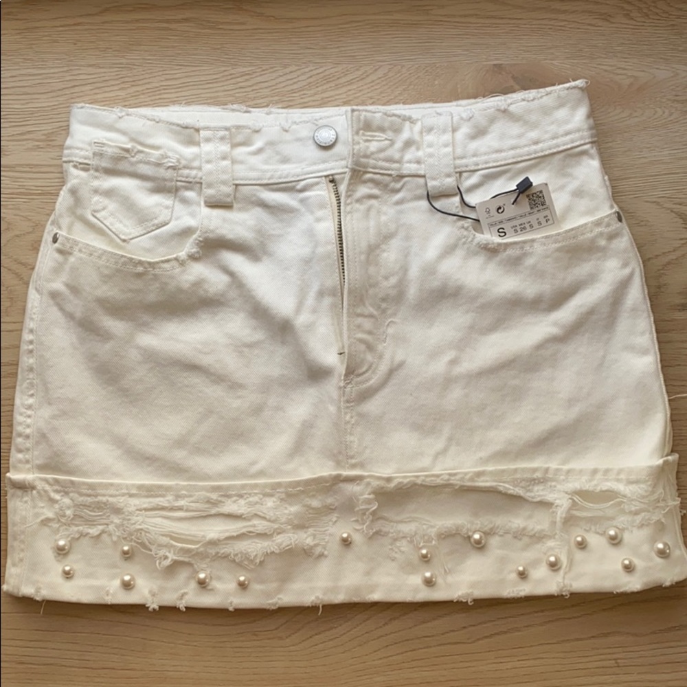 Zara denim skirt